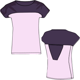 Fashion sewing patterns for T-Shirt 7976